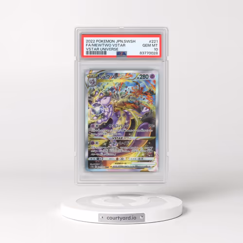 2022 Pokémon Sword & Shield Vstar Universe #221 Mewtwo Vstar - Full Art (PSA 10 GEM MINT)