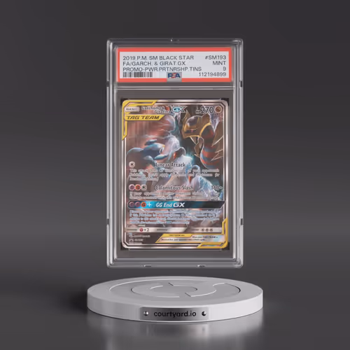 2019 Pokémon SM Black Star Promo #SM193 Garchomp & Giratina GX - Holo Full Art Power Partnership Tin