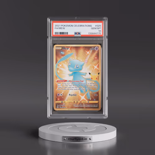2021 Pokémon Celebrations #025 Mew - Full Art (PSA 10 GEM MINT)
