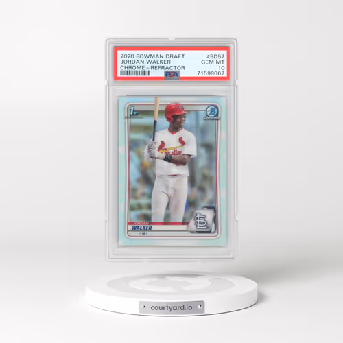 2020 Bowman Draft #BD57 Jordan Walker - Chrome-Refractor (PSA 10 GEM MINT)