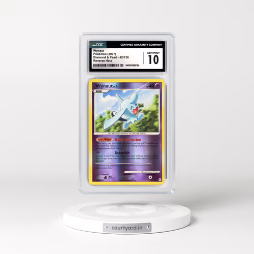 2007 Diamond & Pearl #42 Wynaut - Holo (CGC 10 GEM MINT)