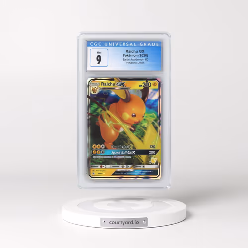 2020 Pokémon Battle Academy #60 Raichu GX - Holo (CGC 9 MINT)