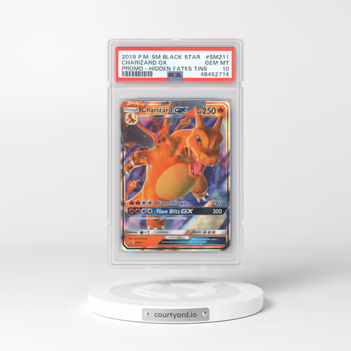 2019 Sun & Moon Promos #SM211 Charizard GX - Full Art Holo (PSA 10 GEM MINT)