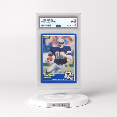 1989 Score #18 Michael Irvin (PSA 9 MINT)