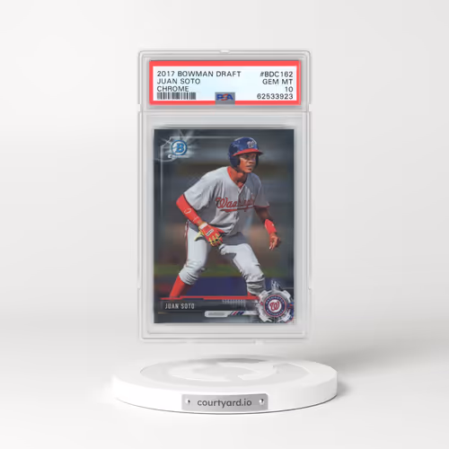 2017 Bowman Draft #BDC162 Juan Soto - Chrome (PSA 10 GEM MINT)