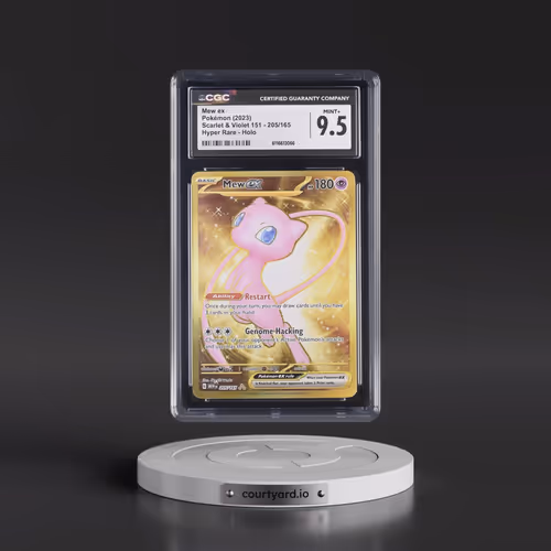2023 Scarlet & Violet 151 - MEW EN #205/165 Mew ex - Hyper Rare Holo (CGC 9.5 MINT+)