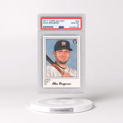 2017 Topps Gallery #42 Alex Bregman (PSA 10 GEM MINT)