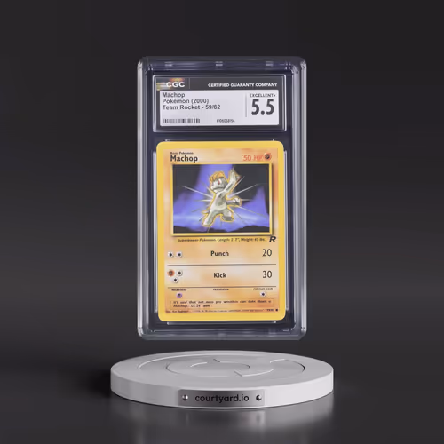1999 Team Rocket #59/82 Machop (CGC 5.5 EX+)
