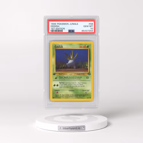 1999 Pokémon Jungle #58 Oddish - 1st Edition (PSA 10 GEM MINT)
