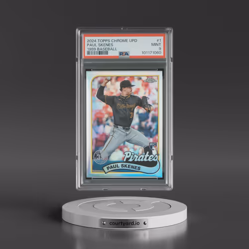 2024 Topps Chrome Update 1989 Topps Baseball #1 Paul Skenes (PSA 9 MINT)
