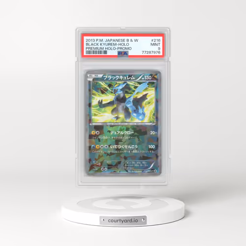 2013 Pokémon Black & White Promo #216 Black Kyurem - Premium Holo (PSA 9 MINT)