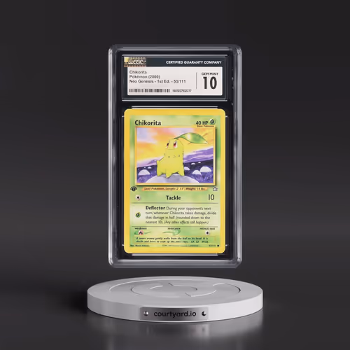 2000 Neo Genesis #53/111 Chikorita - 1st Edition (CGC 10 GEM MINT)