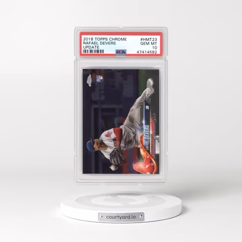 2018 Topps Chrome Update #HMT23 Rafael Devers (PSA 10 GEM MINT)