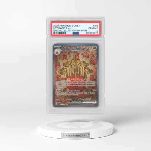 2024 Pokémon Scr EN-Stellar Crown #167 Hydrapple EX - Holo Special Illustration Rare (PSA 10 GEM MINT)