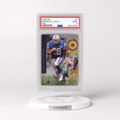 1994 SP #3 Marshall Faulk - Foil (PSA 9 MINT)