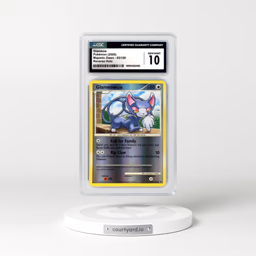 2008 Majestic Dawn #65 Glameow - Holo (CGC 10 GEM MINT)