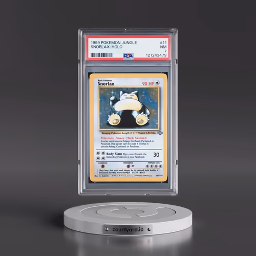 1999 Pokémon Jungle #11 Snorlax - Holo (PSA 7 NM)