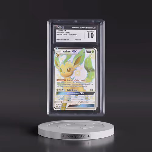 2019 Hidden Fates #SV46/SV94 Leafeon GX - Holo (CGC 10 GEM MINT)