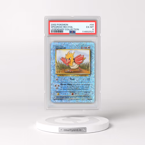 2002 Pokémon Legendary Collection #94 Spearow - Reverse Foil (PSA 6 EX-MT)