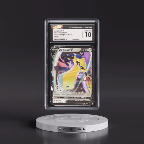 2020 Vivid Voltage #126/185 Aegislash V - Holo (CGC 10 GEM MINT)