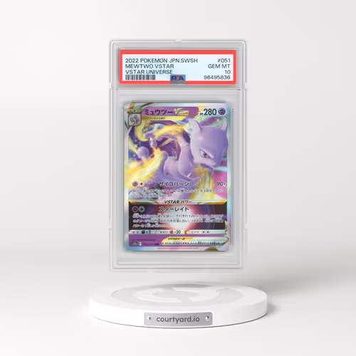2022 Pokémon Sword & Shield Vstar Universe #051 Mewtwo Vstar (PSA 10 GEM MINT)