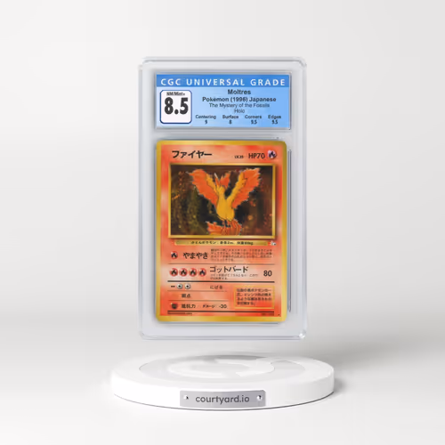 1997 The Mystery of the Fossils Moltres - Holo (CGC 8.5 NM-MT+)