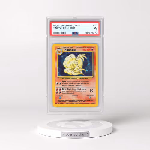 1999 Pokémon Game #12 Ninetales - Holo (PSA 7 NM)