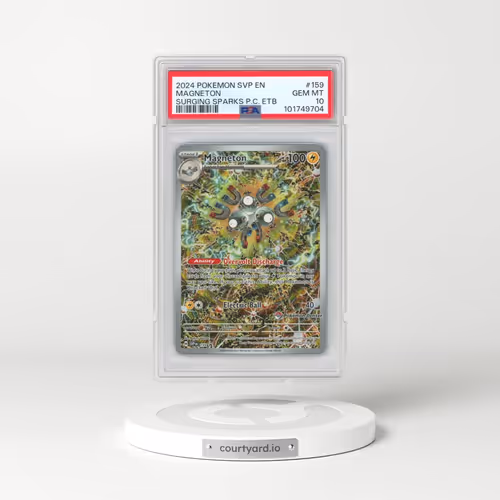 2024 Pokémon Svp EN-SV Black Star Promo #159 Magneton - Surging Sparks Pokemon Center Elite Trainer