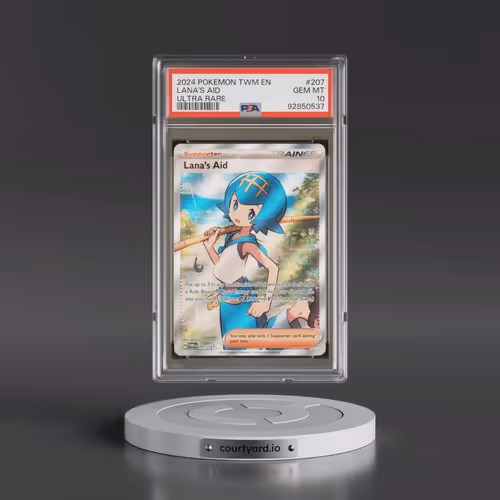 2024 Pokémon Twm EN-Twilight Masquerade #207 Lana's Aid - Ultra Rare (PSA 10 GEM MINT)