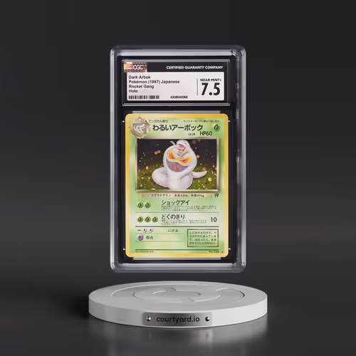 1997 Rocket Gang Dark Arbok - Holo (CGC 7.5 NM+)