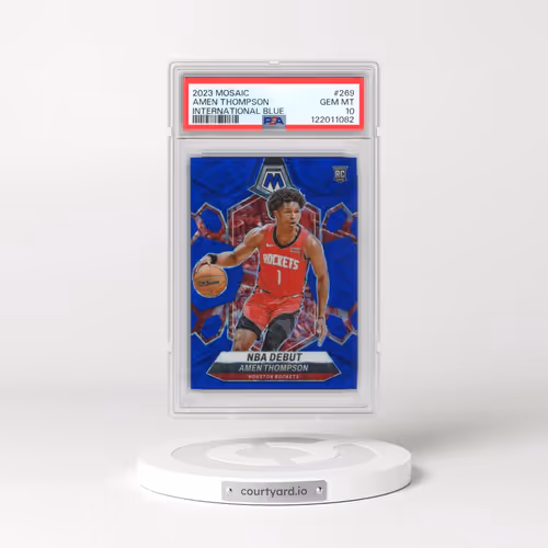 2023 Panini Mosaic #269 Amen Thompson - International Blue (PSA 10 GEM MINT)