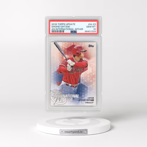 2018 Topps Update an International Affair #IA-23 Shohei Ohtani (PSA 10 GEM MINT)