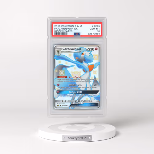 2019 Pokémon Sun & Moon Hidden Fates #SV75 Gardevoir GX - Holo Full Art (PSA 10 GEM MINT)