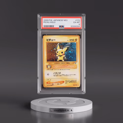 2000 Pokémon Neo #172 Pichu - Holo (PSA 6 EX-MT)
