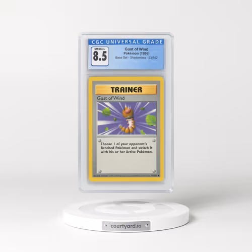 1999 Base Set #93 Gust of Wind - Shadowless (CGC 8.5 NM-MT+)