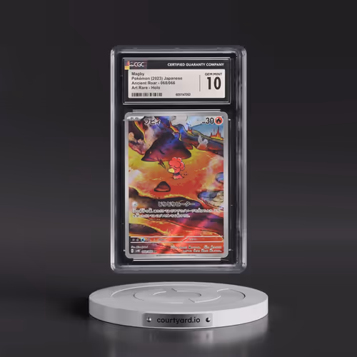 2023 Ancient Roar #068/066 Magby - Art Rare Holo (CGC 10 GEM MINT)