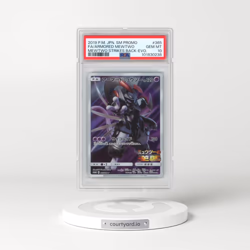 2019 Pokémon SM Promo #365 Armored Mewtwo - Full Art Mewtwo Strikes Back-Evolution (PSA 10 GEM MINT)