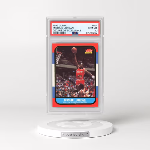1996 Ultra Decade of Excellence #U-4 Michael Jordan (PSA 10 GEM MINT)
