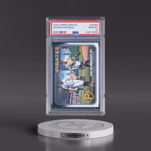 2024 Topps Update #US160 Paul Skenes/Yasmani Grandal (PSA 10 GEM MINT)