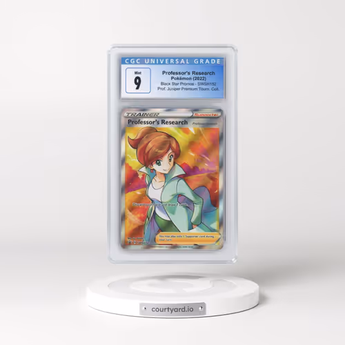 2017 Black Star Promos - Sword & Shield #SWSH152 Professor's Research - Professor Juniper Premium To