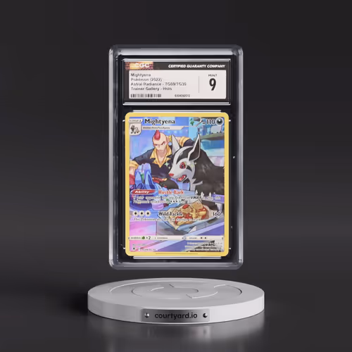 2022 Astral Radiance #TG09/TG30 Mightyena - Trainer Gallery Holo (CGC 9 MINT)
