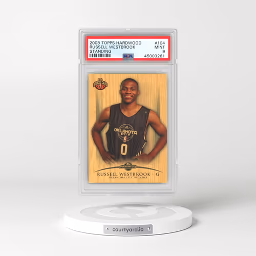 2008 Topps Hardwood #104 Russell Westbrook - Standing (PSA 9 MINT)
