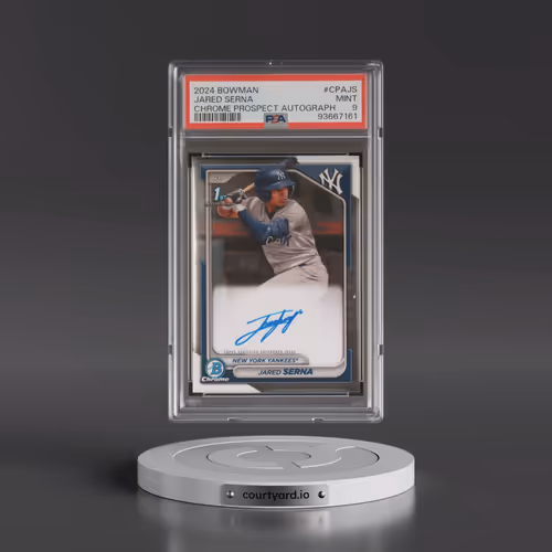 2024 Bowman Chrome Prospect Autographs #CPAJS Jared Serna (PSA 9 MINT)