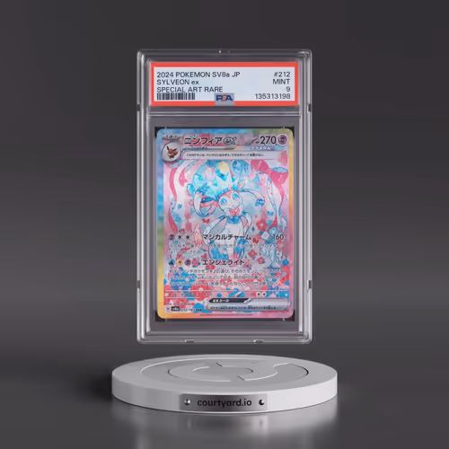 2024 Pokémon Sv8a-Terastal Fest EX #212 Sylveon EX - Holo Special Art Rare (PSA 9 MINT)