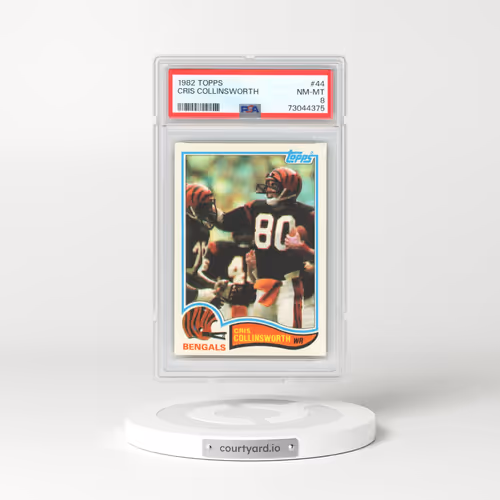 1982 Topps #44 Cris Collinsworth (PSA 8 NM-MT)