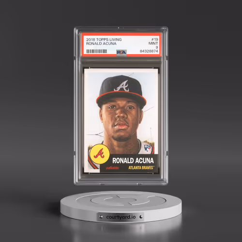 2018 Topps Living #19 Ronald Acuna (PSA 9 MINT)