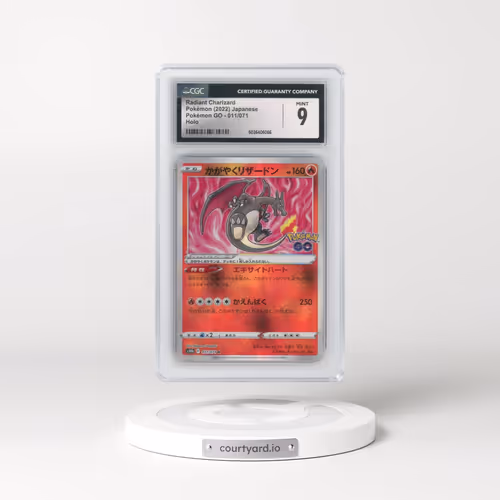 2022 Pokémon GO #011/071 Radiant Charizard - Holo (CGC 9 MINT)