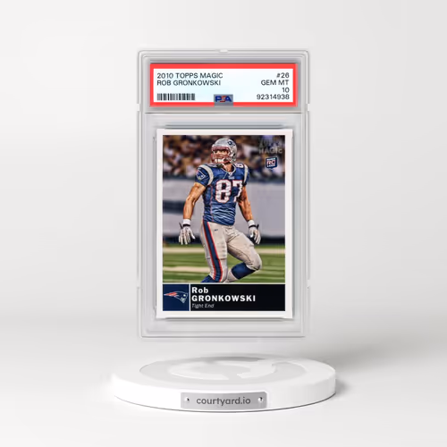2010 Topps Magic #26 Rob Gronkowski (PSA 10 GEM MINT)