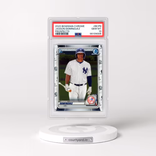 2020 Bowman Chrome Prospects #BCP8 Jasson Dominguez (PSA 10 GEM MINT)