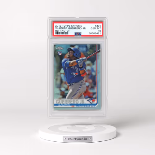 2019 Topps Chrome #201 Vladimir Guerrero Jr. - Refractor (PSA 10 GEM MINT)